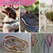 Nylon String for Bracelets Nylon Cord 1.5 mm 200 Yards Nylon Satin Cord Silk Beading Cord Bracelet Making String Rattail Cord for Necklace Bracelet Lanyard String Nylon Cord for Jewelry Making